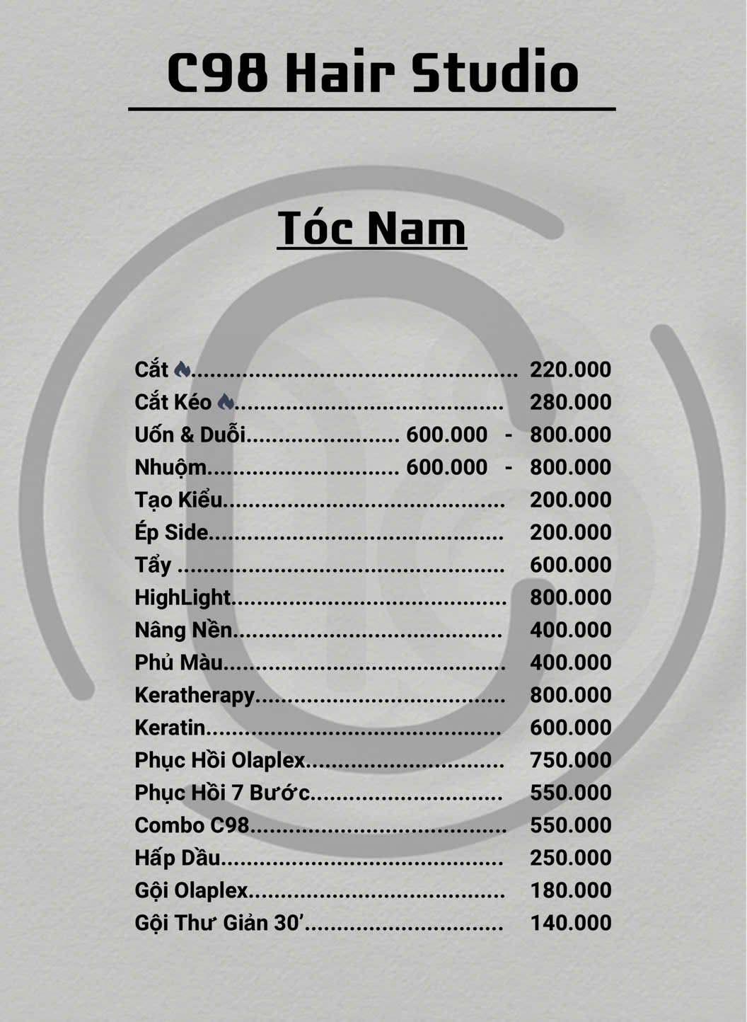 Tóc Nam